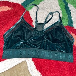 Green sports bra